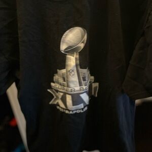 Black Super Bowl XLVI T-Shirt